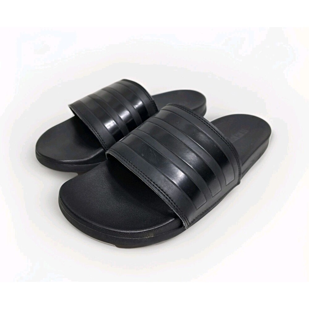Adidas Adilette Men's Size 9 Slides Sandals Shower Shoes Triple Black GZ5896